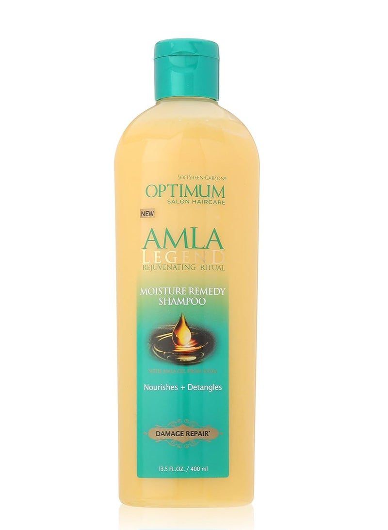 SoftSheen-Carson Optimum Salon Haircare Amla Legend Moisture Remedy Shampoo, 13.5 oz - Image 1