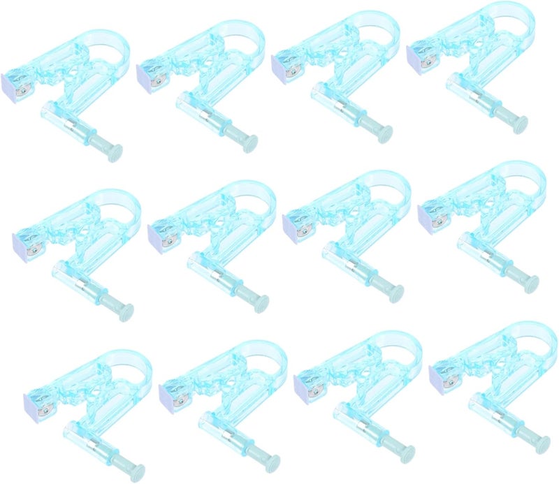 Healeved 12pcs Safe Ear Piercing Tool Disposable Ear Hole Piercer for Home Professional Use - Image 1