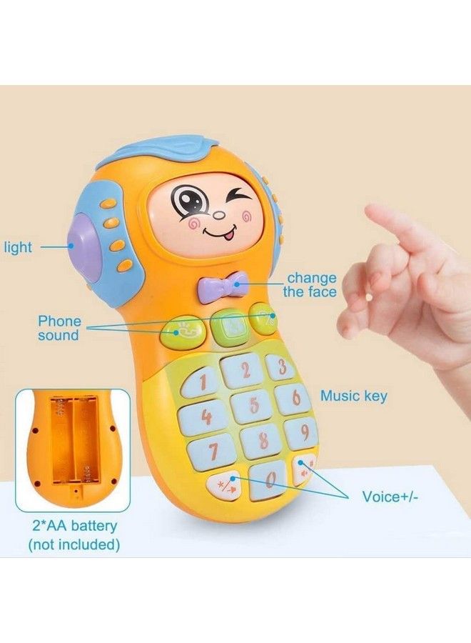 SAJANI Expression Mobile Phone Toy Toy Phone With Light & Sound 3 Mode Face Changing Baby Phone For Toddlers & Kids Phone Toy For Kids Random Colorplasticmulti Color ( Pack Of 1 ) - Image 5