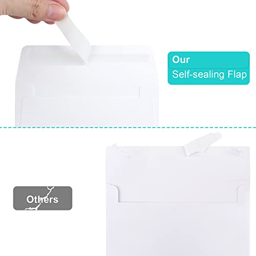 Joyberg 90 Packs A1 Envelopes, 3.5x5" Envelopes White, Small Envelopes RSVP Envelopes, Envelopes Self Seal for Weddings, Photos, Postcards, Greeting Cards, Mailing - Image 3
