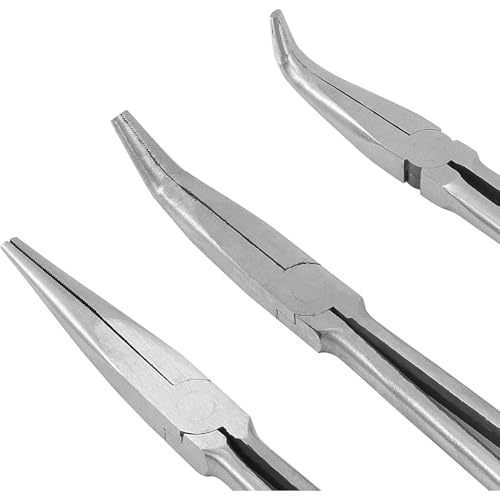 HOIGON 3 Pieces 16 Inch Long Needle Nose Plier Set, 90-Degree 45-Degree Straight Extra Long Reach Pliers Set with Comfortable Handle for Tight Space - Image 3