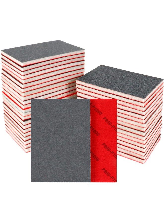 Pukamam 24 Piece Sanding Sponges Set, 800-1000 Grit Wet Dry Sandpaper, Flexible Sanding Sponge Wood, Professional Sanding Pads for Metal, Wood, Paint, Filler, Car Body Repair - Image 1