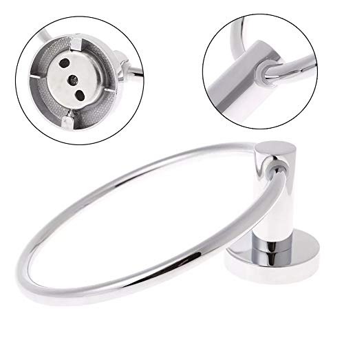 iSTAR iSTAR Stainless Steel 202 Grade Napkin Ring/Towel Ring/Napkin Holder/Towel Hanger(Chrome) - (Pack of 02)  - Image 4