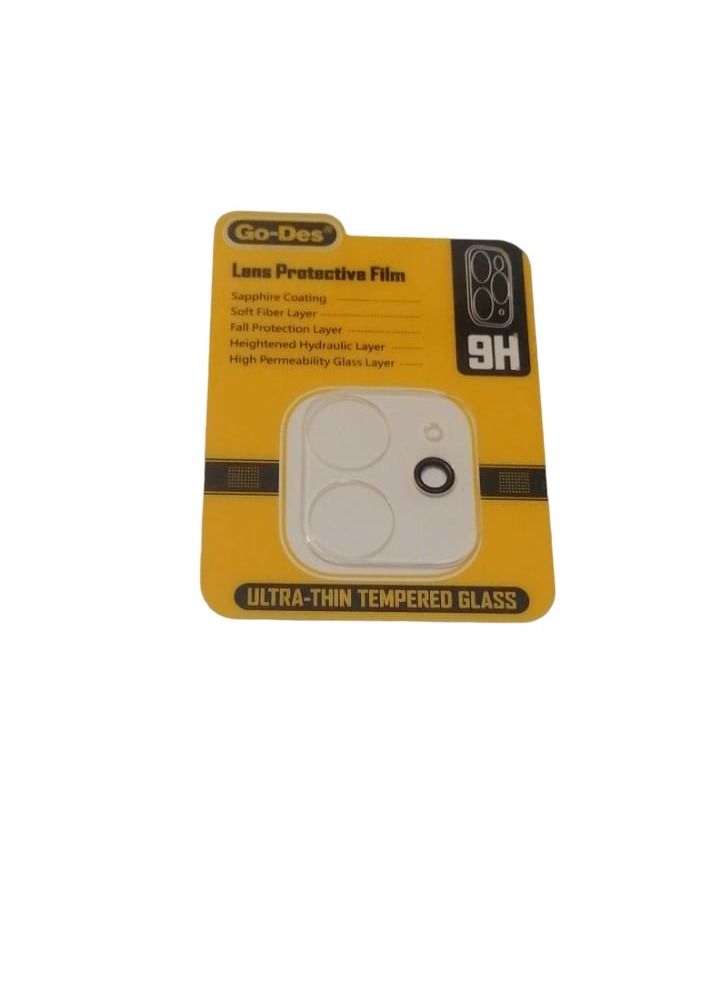 جو-ديز لاصقة حماية لعدسة الكاميرا لهاتف آيفون 12  شفاف - Image 2