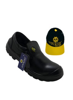 Striker Men's Slip-Resistant  Lightweight Industrial Workwear Black Safety Boots  - Image 1