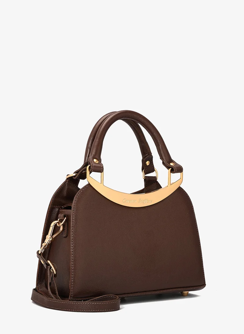 Carmen Steffens Classic Brown Cocoa Bag