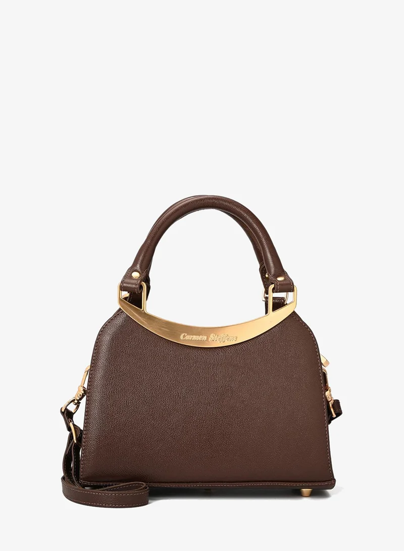 Carmen Steffens Classic Brown Cocoa Bag