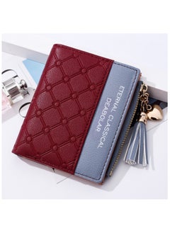 Deabolar Women Wallet  Leather Short Wallet Bifold RFID Blocking Wallet Credit Card Holder Organizer with Zipper Pocket Mini Lady Purse  - Image 1
