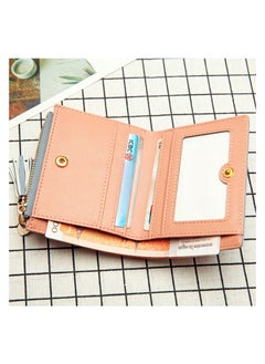 Deabolar Women Wallet  Leather Short Wallet Bifold RFID Blocking Wallet Credit Card Holder Organizer with Zipper Pocket Mini Lady Purse  - Image 2
