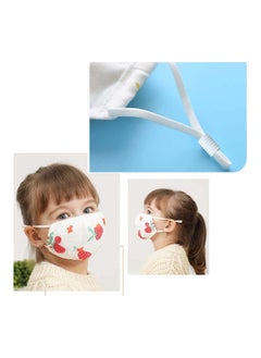 Y&D 100PCS Cord Locks Toggles Face Mask Silicone Ends Fastener for Drawstrings Non-Slip Stopper Adjusters Elastic Ear Loop Drawstring Fasteners Adjustable Lanyard Buckle  - Image 5