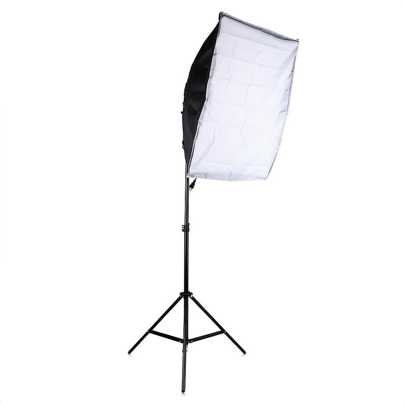 3-in-1 Photo Studio Kit 4 Lamp Holder 2m Light Stand 50 x 70cm Soft Box EU Plug - Image 3