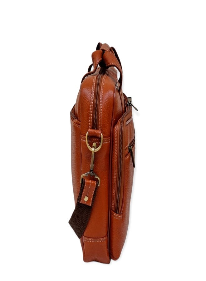 RSN Genuine Leather Office Laptop messenger Bag-15 Inch - Image 4
