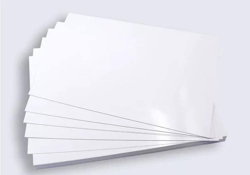 Glossy White Koche Paper - 130gsm - 30 Sheets - Printable with Laser Printers - Image 2