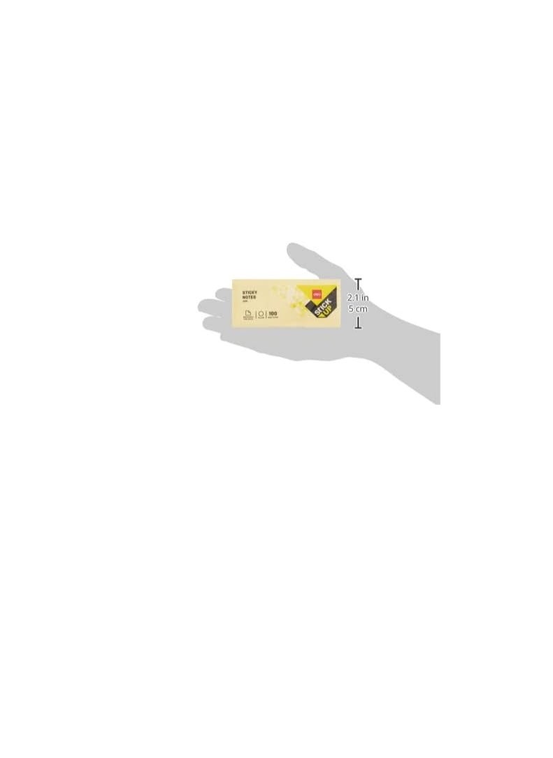 Deli DELI STICKY NOTES 12 PIECE 38MMX51MM A00153 YELLOW 100 SHEETS/PAD (TOTAL 1200 STICK NOTES)  - Image 4