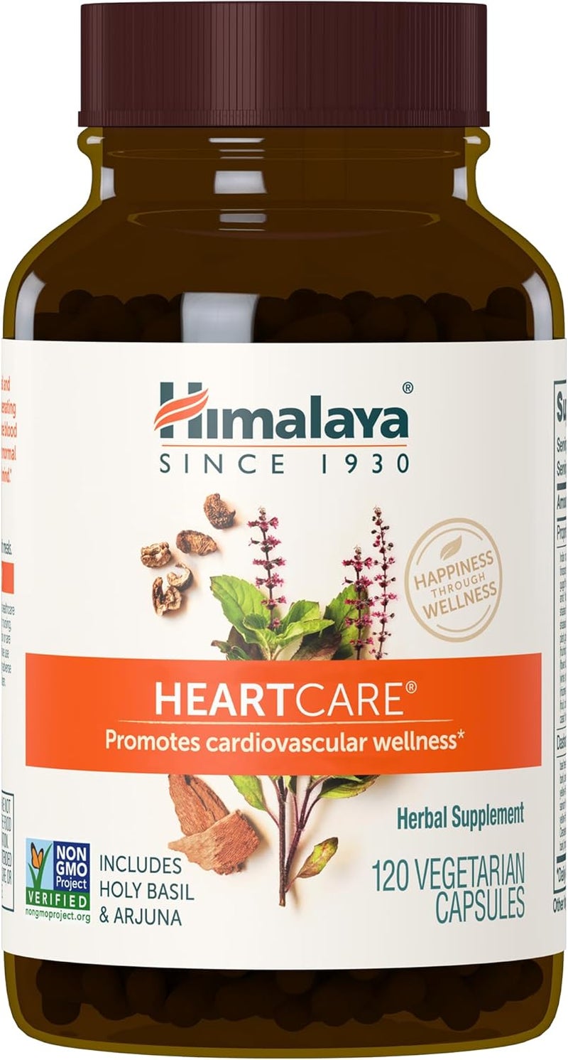Himalaya HeartCare 30 Day Supply  Herbal Heart Health Supplements with Ashwagandha and Amla  Vegan NonGMO Gluten Free 720 mg 120 Capsules - Image 1