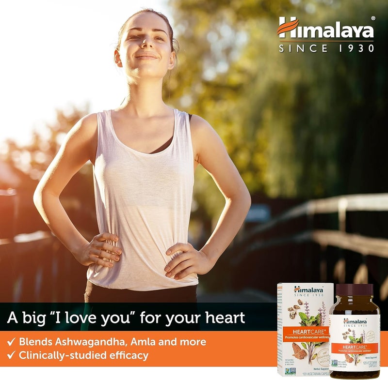 Himalaya HeartCare 30 Day Supply  Herbal Heart Health Supplements with Ashwagandha and Amla  Vegan NonGMO Gluten Free 720 mg 120 Capsules - Image 3