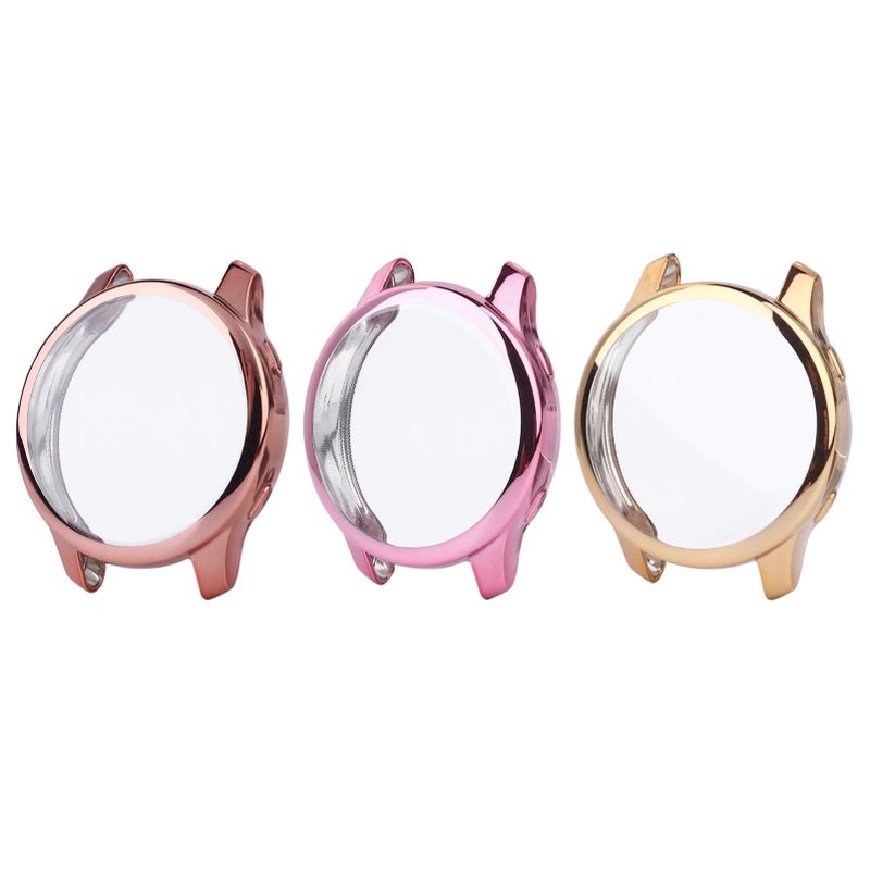 Transparent TPU Watch Protective Case Full Coverage Easy Installation 3 Pack - Image 2