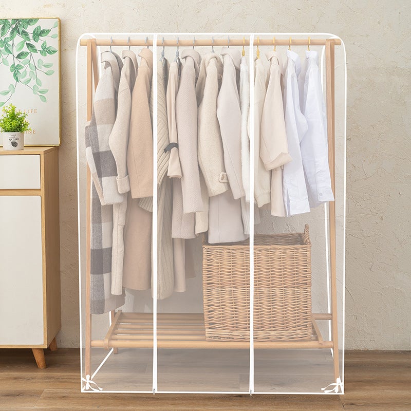 Floor Type Clothes Hanger Dust Cover Clothes Dust Cover Large All-Inclusive Thickened Peva Storage Waterproof And Dustproof For Hair - Image 2