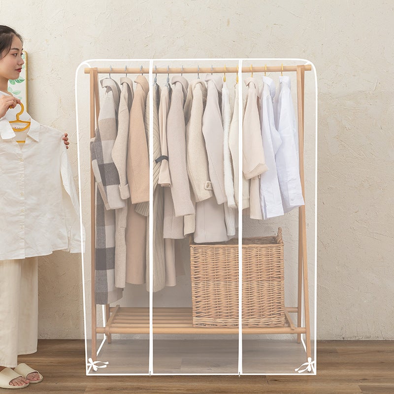 Floor Type Clothes Hanger Dust Cover Clothes Dust Cover Large All-Inclusive Thickened Peva Storage Waterproof And Dustproof For Hair - Image 5