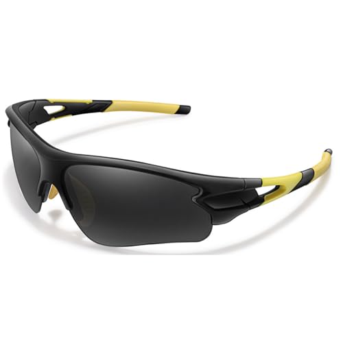 Karsaer Cycling Glasses for Men Women Youth Baseball Sports Non-Polarized Sunglasses, Running Outdoor Goggles E1209, Multicolor - Image 2