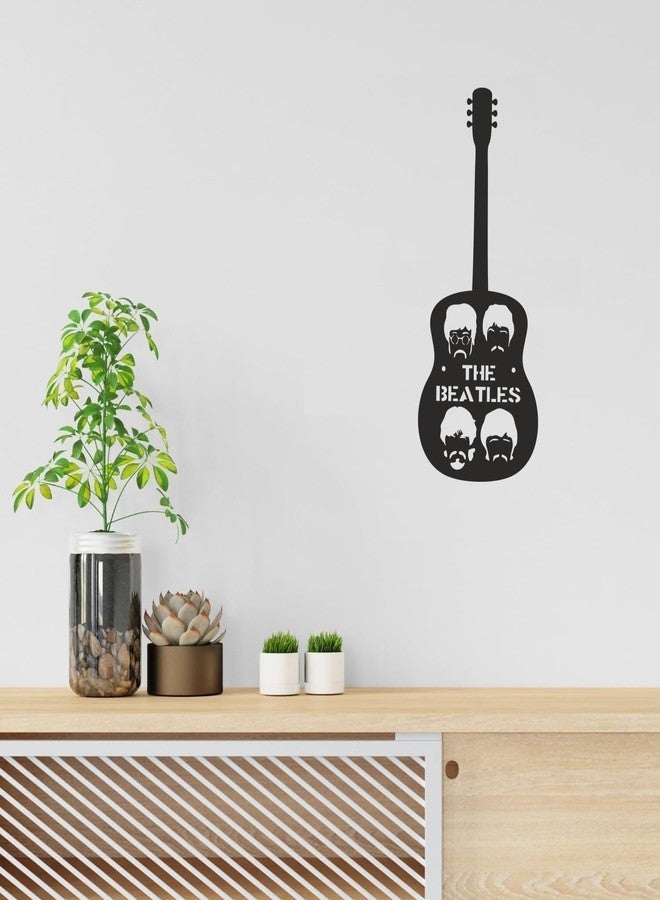 Mad Masters Beatles Singers in Guitar Decorative Wall Art - Wooden Hanging for Room, Wall Decoration and Home Decor - 17.5 Inch x 7 Inch - Image 3