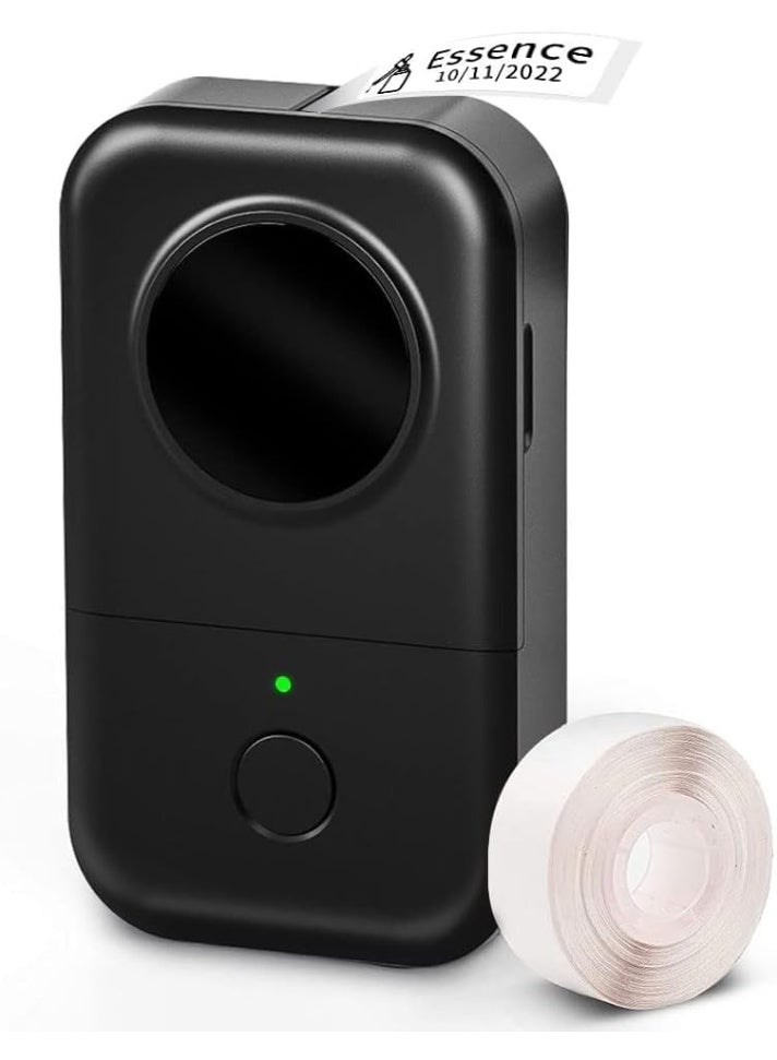 فوميمو جهاز طباعة ملصقات Phomemo D30 مع شريط لاصق – طابعة ملصقات حرارية صغيرة تعمل بتقنية البلوتوث لتنظيم التخزين وطباعة الباركود والعناوين البريدية والمكتب والمنزل – جهاز ملصقات محمول صغير – لون أسود  وإليك نسخة محسّنة تسويقيًا أقوى للّيسـتينج (أفضل للظهور والبيع) 📈:  جهاز طباعة ملصقات Phomemo D30 يعمل بالبلوتوث مع شريط لاصق – طابعة حرارية صغيرة محمولة لطباعة الباركود والعناوين وتنظيم المنزل والمكتب والتخزين – بدون حبر – لون أسود - Image 1