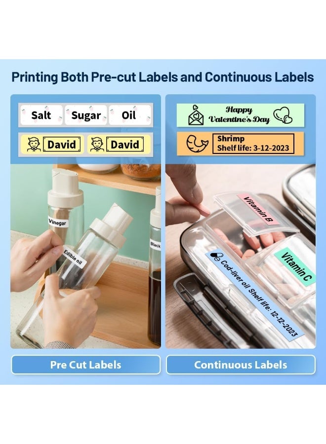 فوميمو جهاز طباعة ملصقات Phomemo D30 مع شريط لاصق – طابعة ملصقات حرارية صغيرة تعمل بتقنية البلوتوث لتنظيم التخزين وطباعة الباركود والعناوين البريدية والمكتب والمنزل – جهاز ملصقات محمول صغير – لون أسود  وإليك نسخة محسّنة تسويقيًا أقوى للّيسـتينج (أفضل للظهور والبيع) 📈:  جهاز طباعة ملصقات Phomemo D30 يعمل بالبلوتوث مع شريط لاصق – طابعة حرارية صغيرة محمولة لطباعة الباركود والعناوين وتنظيم المنزل والمكتب والتخزين – بدون حبر – لون أسود - Image 2