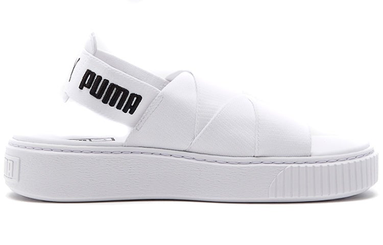 PUMA (WMNS) PUMA Platform Trace Sports sandals 'White Black' - Image 3