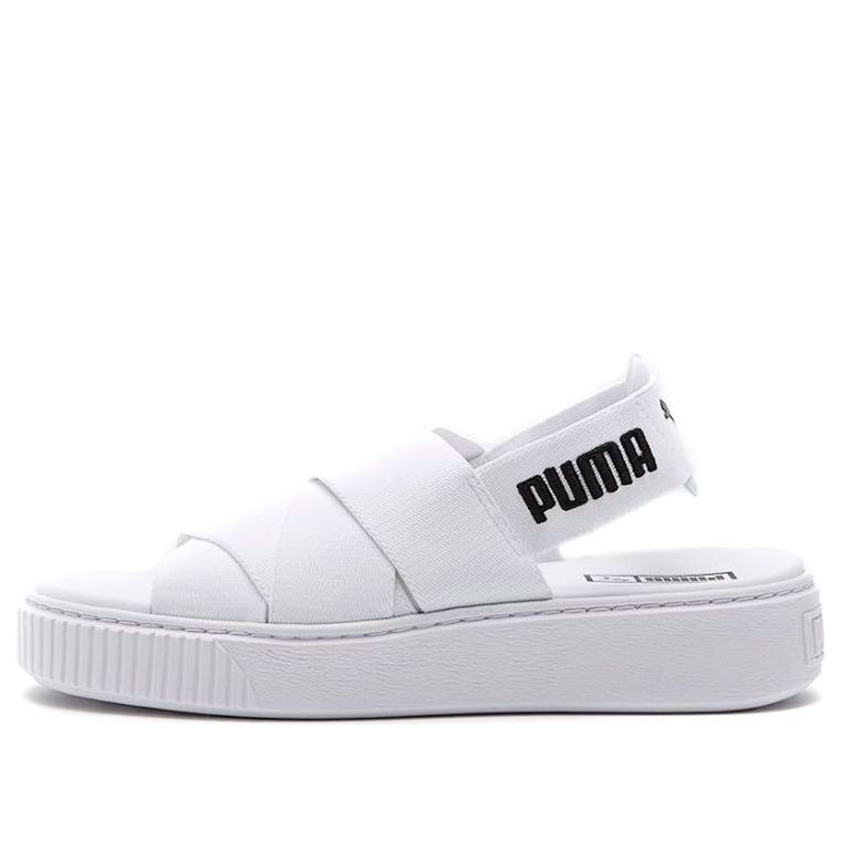 PUMA (WMNS) PUMA Platform Trace Sports sandals 'White Black' - Image 1