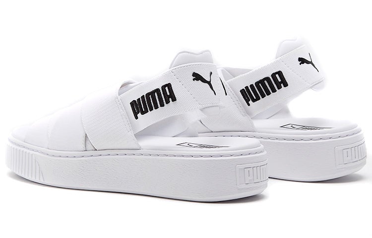 PUMA (WMNS) PUMA Platform Trace Sports sandals 'White Black' - Image 5
