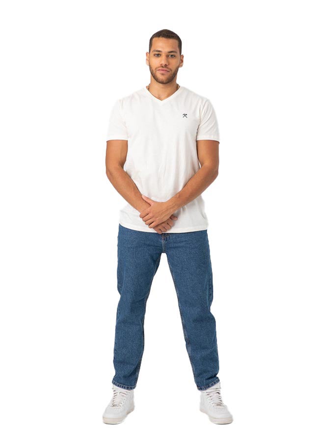 Marco Bergamo VNeck T-Shirt With Logo  - Image 4