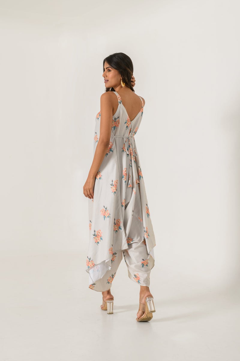 PRASHA light grey/silver Palazzo Jumpsuit - Image 2