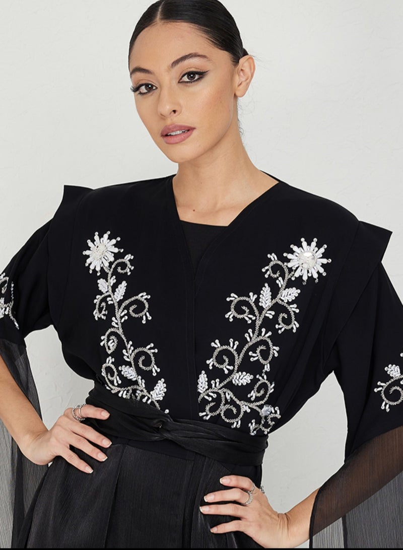 روزيت عباية أحجار الفضة الملكية - Image 2