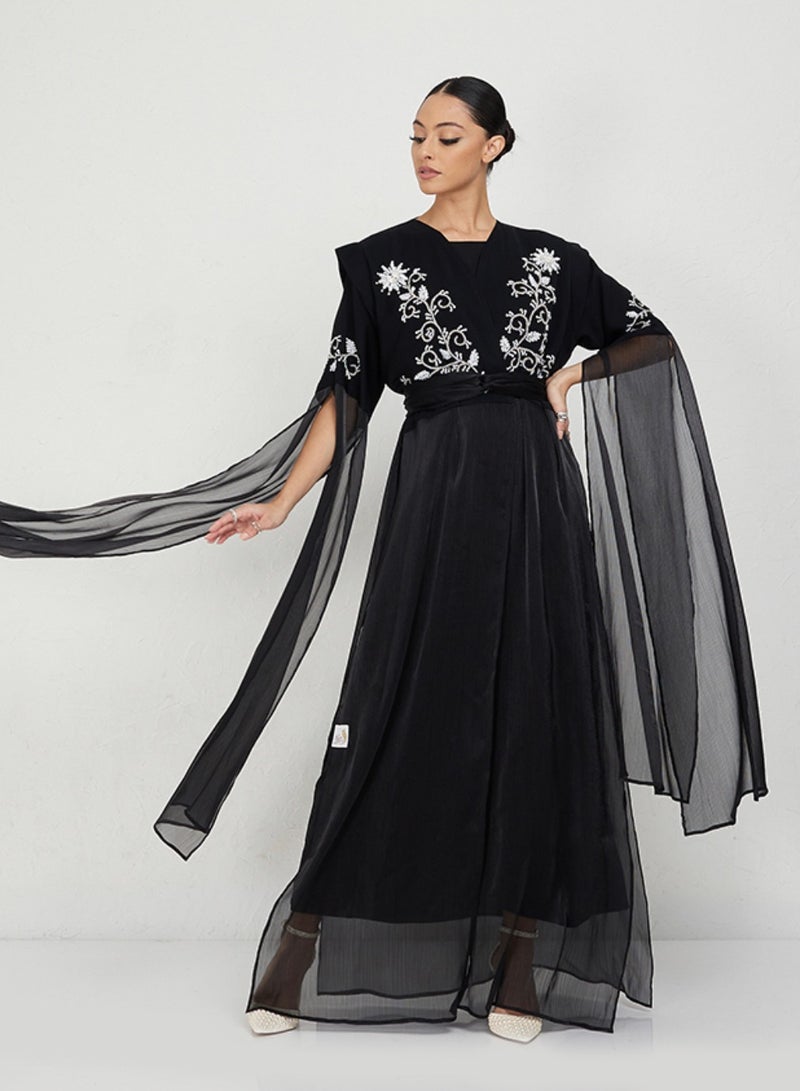 روزيت عباية أحجار الفضة الملكية - Image 1