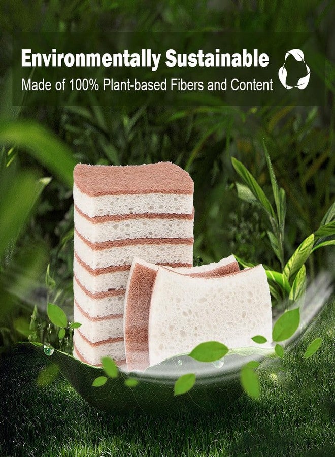 Orighty Non-Scratch Scrub Sponge, 24-Pack, Cellulose Kitchen Scrubber Sponges, Ideal for Kitchen Cleaning, Non-Stick Cookware, Washing Dishes, Bathroom, and Household - Image 3