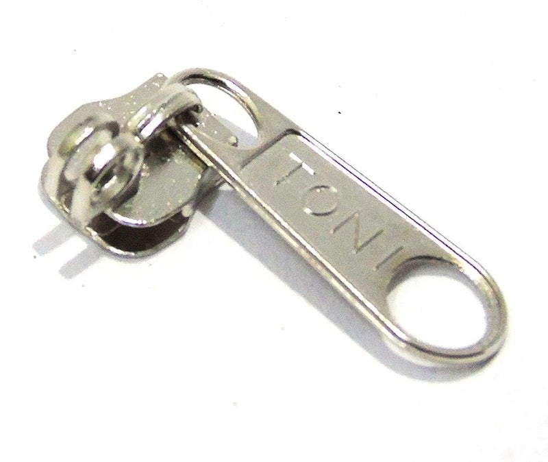 On Blow Steel Zip Slide Runners Size: 10 (Pack of 10 Pieces) Zipper Fasteners Pullers - Image 2