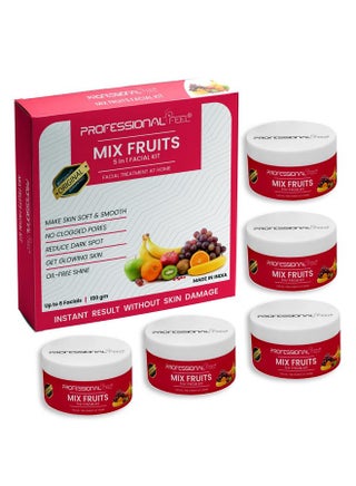 Papaya Mix Fruit Facial Kit (150 Gm) Glowing, Blemish Free Skin | With Papaya, Cucumber, Peach & Orange Peel Extracts | Glowing At Home Facial Kit. - pzsku/Z275EA5B6F83AE7BEF829Z/45/_/1735816955/2d85e77e-0f0c-4cf9-812a-9974eb974522