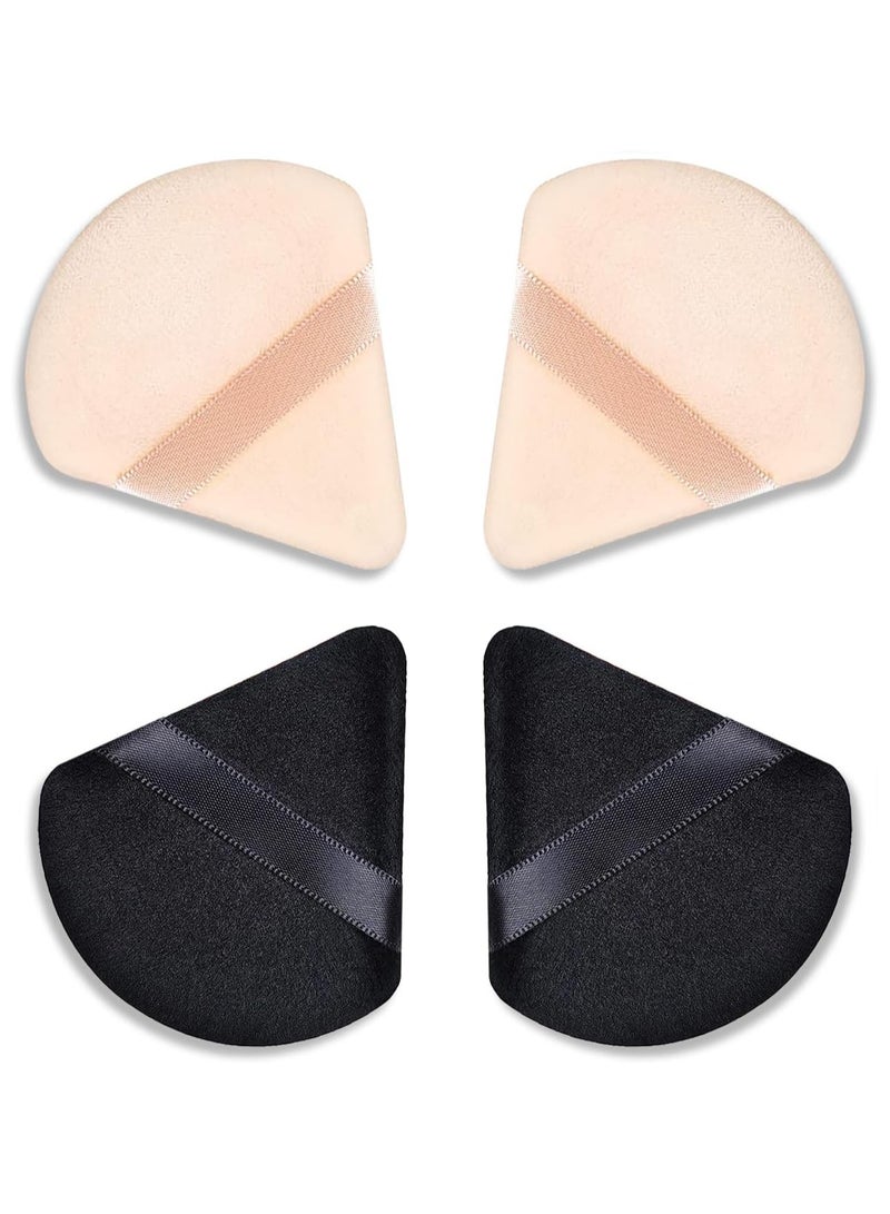 Shein 4pcs Powder Puff Soft Face Triangle Makeup Puff for Loose Powder Body Cosmetic Foundation Sponges Beauty Blender Makeup Tool Multicolors - Image 1