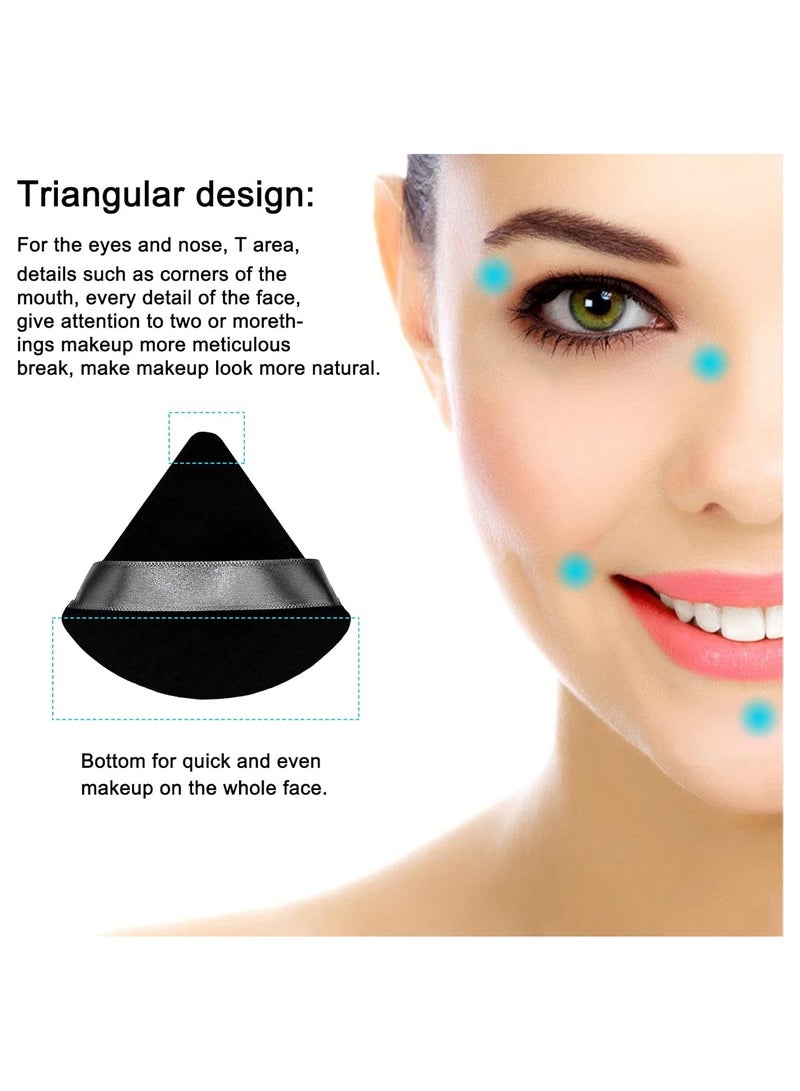 Shein 4pcs Powder Puff Soft Face Triangle Makeup Puff for Loose Powder Body Cosmetic Foundation Sponges Beauty Blender Makeup Tool Multicolors - Image 5