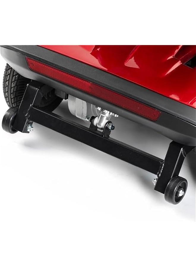 Arabest - Folding Electric Mobility Scooter for Adults up to 400 lbs, All Terrain Portable Wheelchair with 4 Wheels, Lightweight and Powerful, Red Color, 12 Miles Range - Image 1