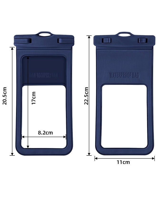 JCB CHIC IPX8 Waterproof Phone Pouch，Universal Waterproof Phone Case with Lanyard, Floating Dry Bag with Clear Window，Touch-Sensitive Waterproof Phone Holder for Water Activities - Image 2