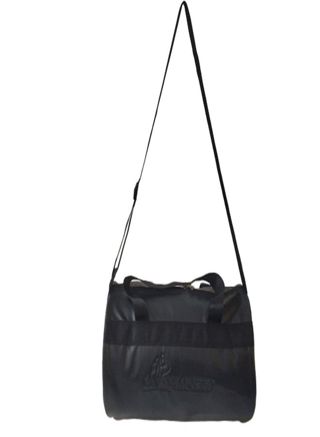 TEMPEST Leatherette Gym Bag Duffel Bag for Fitness Freaks (Black) - Image 1