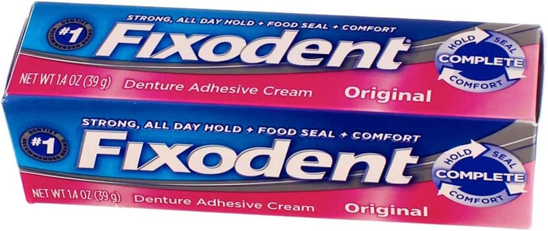 Fixodent Denture Adhesive Cream Original 1.4 Ounce (41ml) - 6 Pack - Image 3