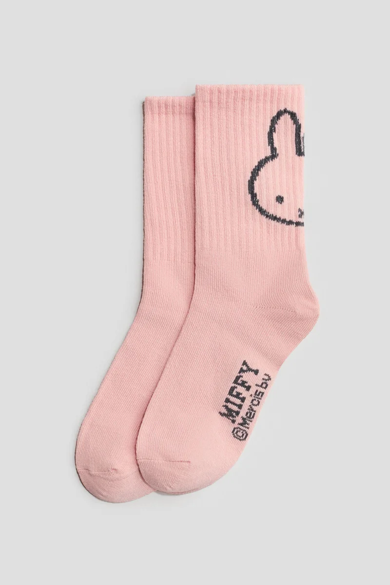 H&M 5-pack motif-detail socks