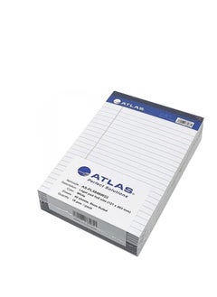 ATLAS 10-Piece A5 Size Legal Pads White 40 Sheets Per Notepad  - Image 1
