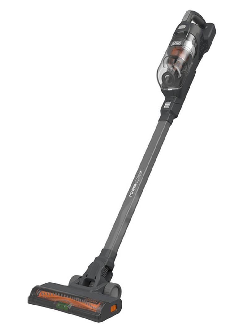 BLACK+DECKER Cordless Stick Vacuum Cleaner With 2-In-1 Function And Litium Ion Power Series Battery Charge Indicator 500 ml 150 W BHFEA520J-GB Grey/Orange - Image 1