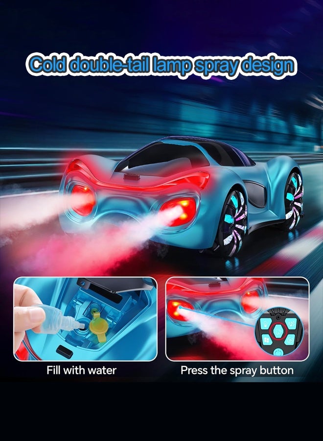 سيارة تعمل بالتحكم عن بعد بالإيماءة، سيارة تعمل بالتحكم عن بعد للانجراف مع مؤثرات ضوئية وصوتية، لعبة سيارة نموذج طيران عالية التردد 2.4 جيجاهرتز (مناسبة للأطفال)، يمكنها الدوران 360 درجة، هدية عيد الميلاد المثالية للأولاد والبنات (من 4 إلى 12 سنة) - Image 5