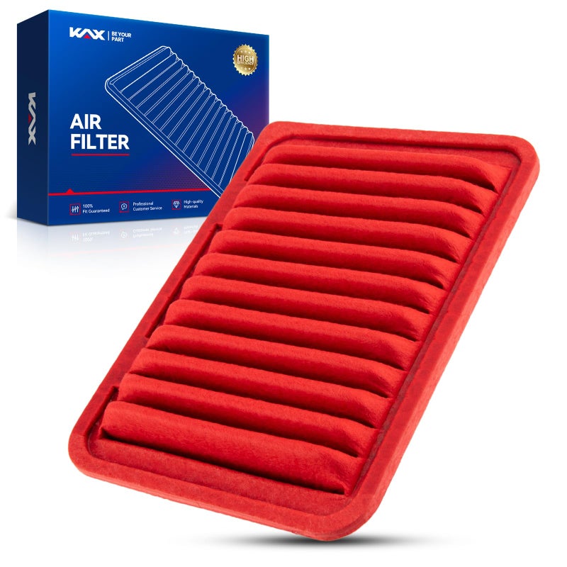 KAX Premium Engine Air Filter, GAF004 (CA10190) Replacement for Toyota, Pontiac, Scion | Corolla 2009-2019, Matrix 2009-2014, Yaris 2006-2018, Vibe 2009-2010, iM 2016, xD 2008-2014