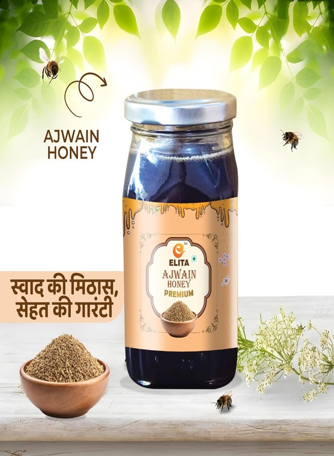 Elita Ajwain Honey | 100% Pure and Natural Unprocessed Single Origin Honey from Ajwain Farms | Rich in Antioxidants | Chemical Free, No Sugar, No Adulteration (250 gm) - Image 4