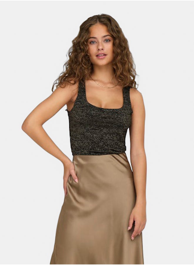 ONLY - Onlroma S/L 2-Ways Shine Top Jrs - Image 1